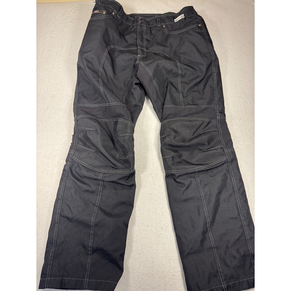 FS Fieldsheer RainGuard Padded Motorcycle Protective Riding Pants Mens 38 Black